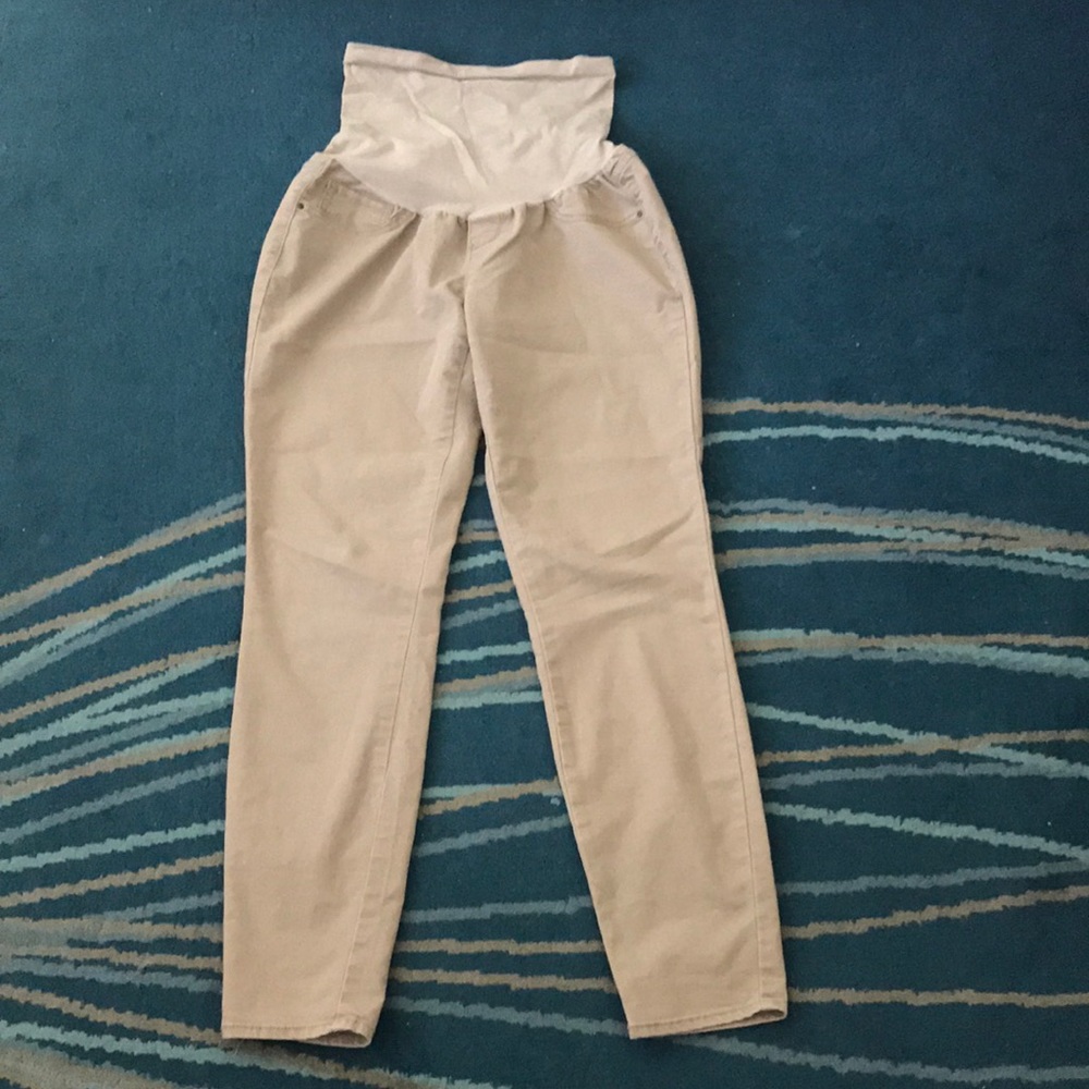 (3/$35) EUC Jessica Simpson maternity tan jeans